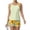 Complexion, variant on Tankini Swimsuits for Women Sunflower Print Drawstring Crew Neck Sporty Bathing Suits Summer Beach 2 Piece Swimsuit Saffron XL