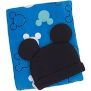 Disney Baby Mickey Mouse Blanket/Beanie Gift Set