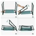 thumbnail image 4 of Folding Garden Kneeler , Heavy Duty Garden Stool Kneeling Pad, Seat for Kneeling to Prevent Knee Pain, Lightweight Portable Gardening Supplies with Extra Tool Pouches, Foam Pad, 4 of 9
