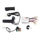 thumbnail image 2 of Controlador de velocidad del motor de 48 V, 500 W, kit de modificación de bicicleta eléctrica con pantalla puntiaguda de 48 V, bloqueo del acelerador, agarre giratorio, interruptor de 3 funciones par, 2 of 10