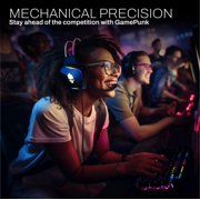 GAMEPUNK 6-Piece Codebreakers Gaming PC Accessories Bundle with Keyboard, Mouse, Headset, and More