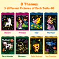 thumbnail image 3 of Scratch Art Party Favors Mocoosy para niños de 4 a 8 años, paquete de 24, 3 of 7