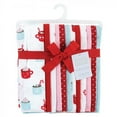 thumbnail image 2 of Hudson Baby Infant Girl Cotton Flannel Burp Cloths Bundle, Hot Cocoa, One Size, 2 of 8