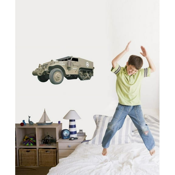 Half-Track Wall Decal Cutout