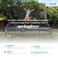 thumbnail image 3 of Springfree 8 x 13 ft Large Oval Trampoline w/ Safety Net & SoftEdge Mat, 3 of 8