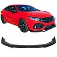 thumbnail image 2 of Ikon Motorsports Compatible with 19-21 Honda Civic CS Style Front Bumper Lip Spoiler - Polyurethane, 2 of 5