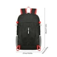thumbnail image 3 of Outdoor Backpack, Waterproof Hiking Bag, Lightweight Portable Folding Travel Bag with Ergonomic Breathable Straps, Compact Foldable Design, Durable Nylon Material, Multiple Compartments, 3 of 7