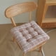 thumbnail image 5 of Cojín cuadrado de felpa con respaldo | Almohadilla para silla de oficina, comedor o escritorio | Agarre de silicona antideslizante, 5 of 6