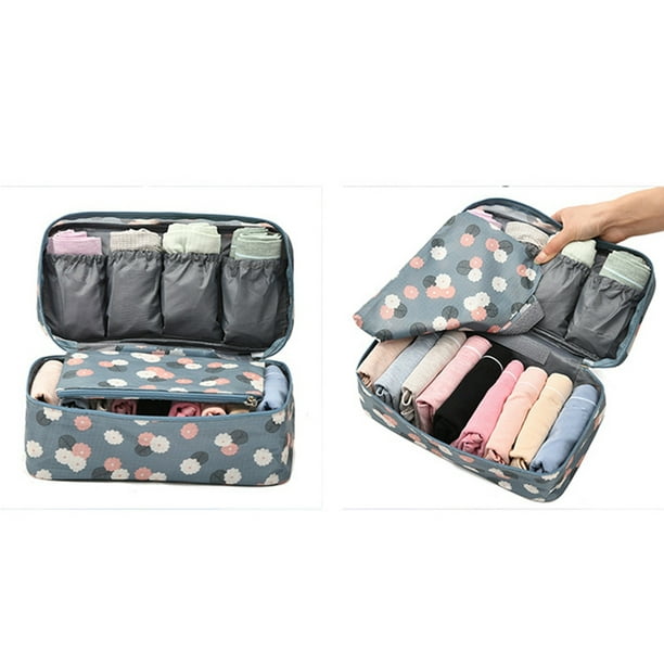 Underwear Packing Cube Portable Big Capacity Travel Underwear Organizer Bra  Bag 