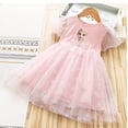 thumbnail image 1 of Vestido de niña, vestido de verano, estilo occidental, vestido de princesa Elsa de Frozen, falda de malla para bebé infantil, 1 of 6