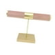 thumbnail image 2 of Soporte para presentación de joyería, organizador de joyas de terciopelo rosa para vestidor, hogar y dormitorio Estilo A, 2 of 8