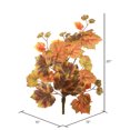 thumbnail image 2 of Vickerman 20" Artificial Red and Brown Autumn Grape Leaf., 2 of 3