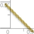 thumbnail image 4 of Avariah Diamonds Solid 10k Yellow Gold 1.6mm Round Open Link Cable Chain - 30", 4 of 8