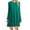 19#Green, variant on Dwaogom Women's Fashion Casual Long Sleeve Solid Round Neck Ladies Loose Mini Dress Halter Dresses For Women Red Maxi Dress Cute Dresses For Teens