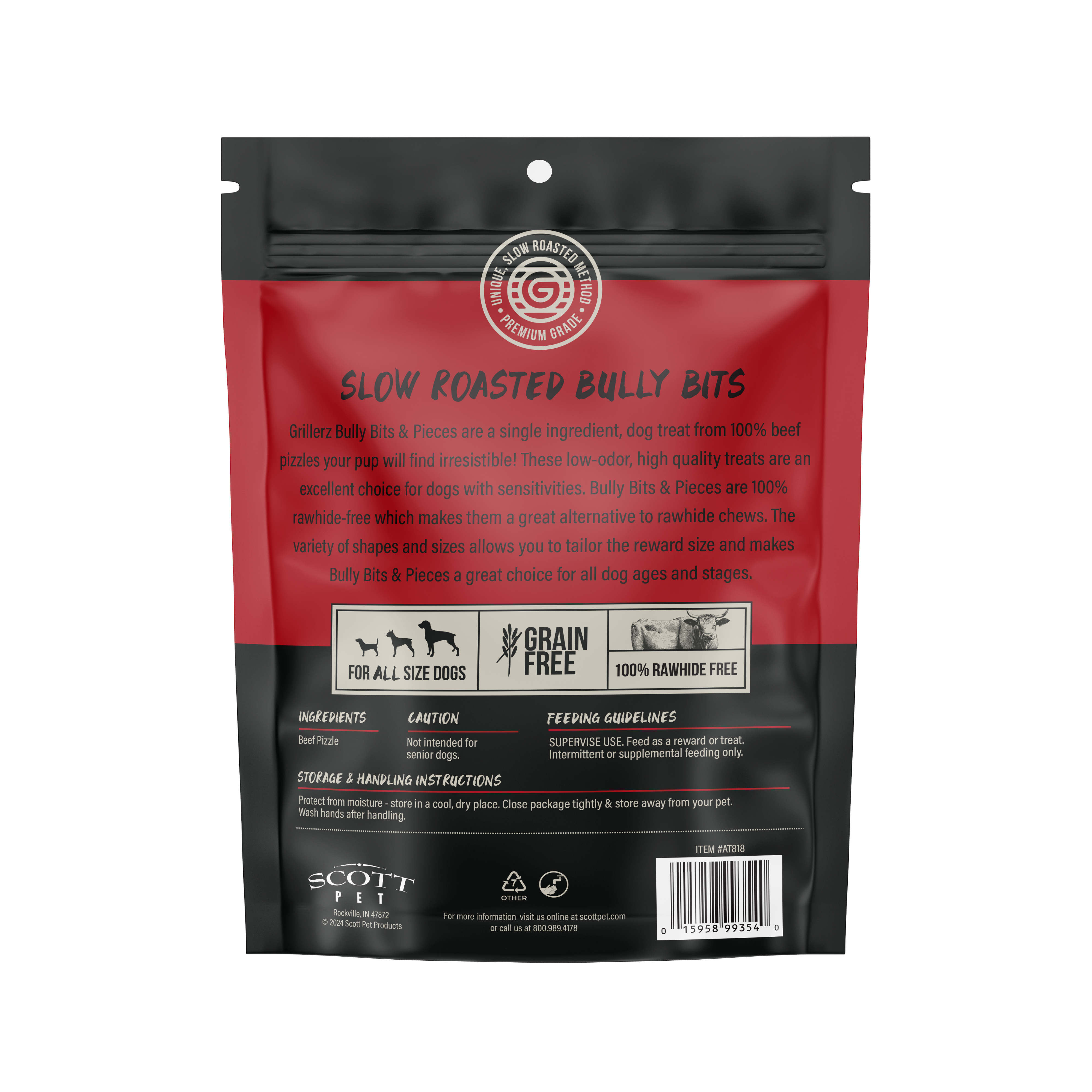Grillerz Natural Bully Bits Dog Treats, 8 Oz photo 6