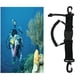thumbnail image 5 of Cordón de pesca y buceo de resistencia Cordón de bobina rápida con Clip de material acero, hebilla de liberación rápida, correas duraderas para, 5 of 9
