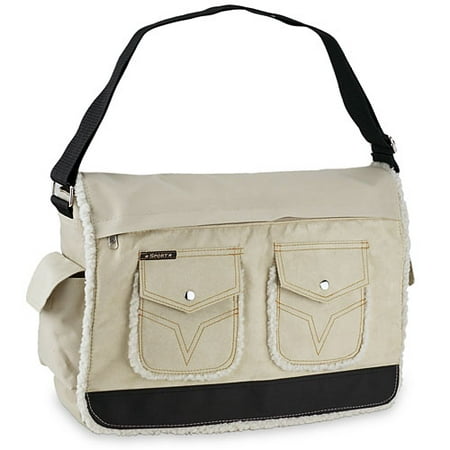 No Boundaries - Shearling Pocket Messenger