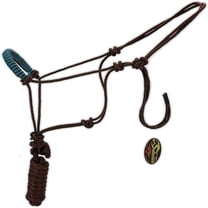 Southwestern Equine Rope Halter and Lead with Designer Braided Nose