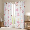 thumbnail image 2 of Homewish Ballet Girl Curtains Pack of 2 (42x84 Each) for Kids Child Girls,Dreamy Princess Castle Curtains Blackout,Dance Theme Bedroom Curtains,Breathable Home Decor, 2 of 6