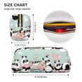 thumbnail image 3 of Uemuo Cute Panda Printed Leather Pencil Case, Pencil Pouch, Portable Pencil Bag, Pen Case for& Office, 3 of 7