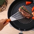 thumbnail image 3 of Kitchen Multi-Function Non-Slip Wooden Handle, Stainless Steel Steak Sauté Pan, 3 of 6