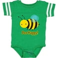 thumbnail image 3 of Inktastic Bee Happy Boys or Girls Baby Bodysuit, 3 of 5
