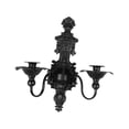 thumbnail image 4 of Candelabros de metal para velas de palo Candelabros de pared Candelabros para centros de mesa de fiesta de estilo rústico Estilo A, 4 of 8
