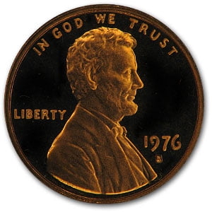 1976-S Lincoln Cent Gem Proof (Red)