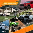 thumbnail image 2 of ARCADORA 50A Winch Connector Kit for UTVs ATVs RVs Trucks Boats Electrical Devices 6AWG-16AWG UL94 V-0 Fire Rating Flush Mount, 2 of 2