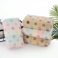 thumbnail image 2 of Pidada 100% Cotton Polka Dot Pattern Hand Towels for Bathroom Set of 2 (Beige and Brown), 2 of 9