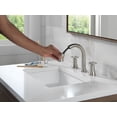 thumbnail image 6 of Delta 3558-Pd-Dst Trinsic 1.2 GPM Widespread Bathroom Faucet - Black, 6 of 7