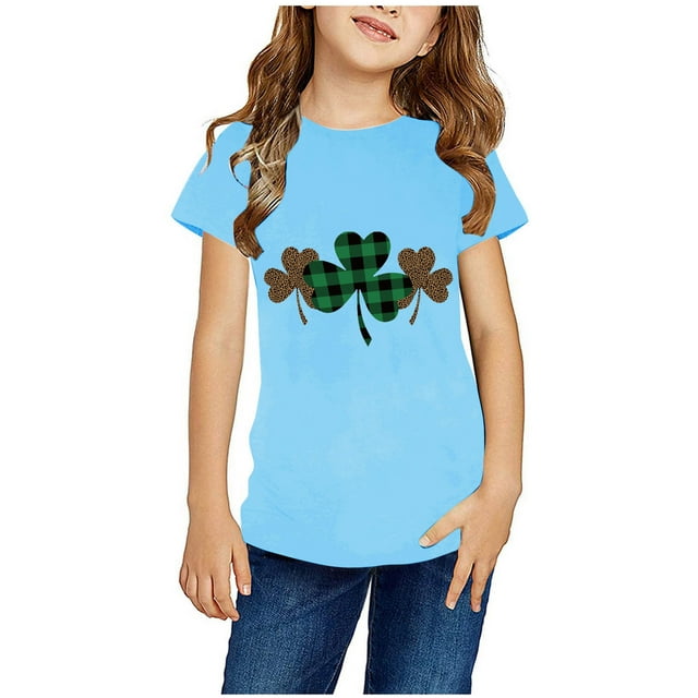 SDNall Mode Mignon pour Tout-Petits Garçons Filles Col Rond Imprimé Manches Courtes