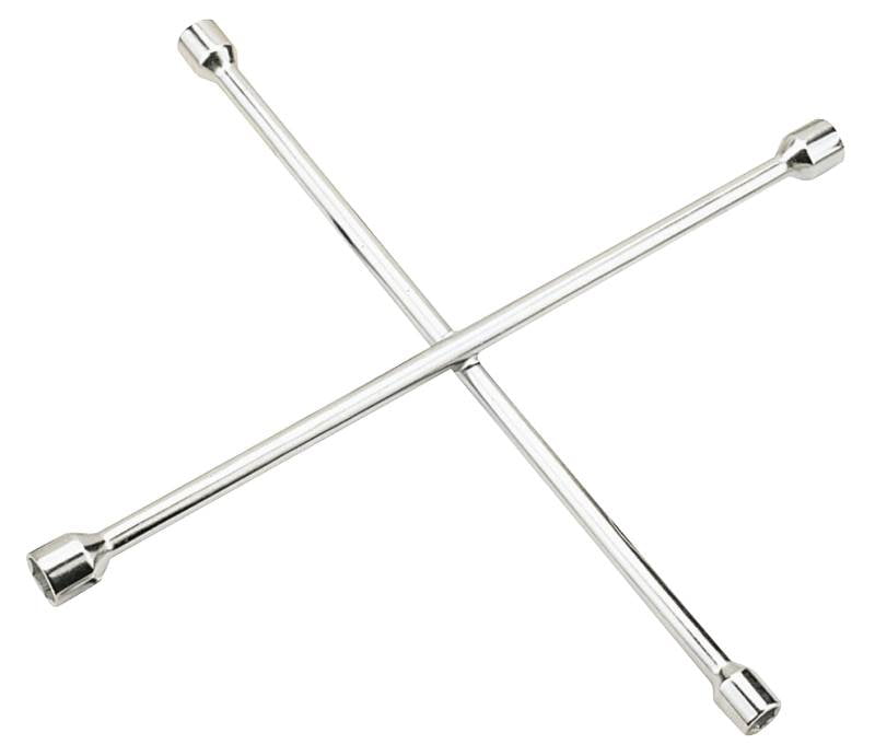 ProSource 4Way Sae Lug Wrench, 20 In Oal, Carbon Steel, Chrome Plated