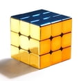 thumbnail image 1 of Niños 3x3 Espejo de velocidad magnético Cubo reflectante 3x3x3 Cubo brillante Puzzle-3D Brain Teaser Cube, Regalo de rompecabezas de cubo brillante personalizado, 1 of 5