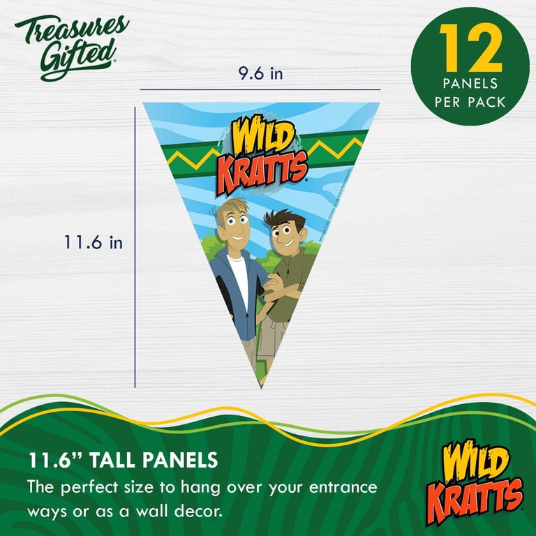 Wild Kratts Birthday Party Kit – All-in-One Party Supplies For 10 Kids With Banner, Decor & Eco-Friendly Tableware