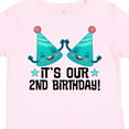 thumbnail image 4 of Inktastic 2nd Birthday Twins Party Boys or Girls Toddler T-Shirt, 4 of 5