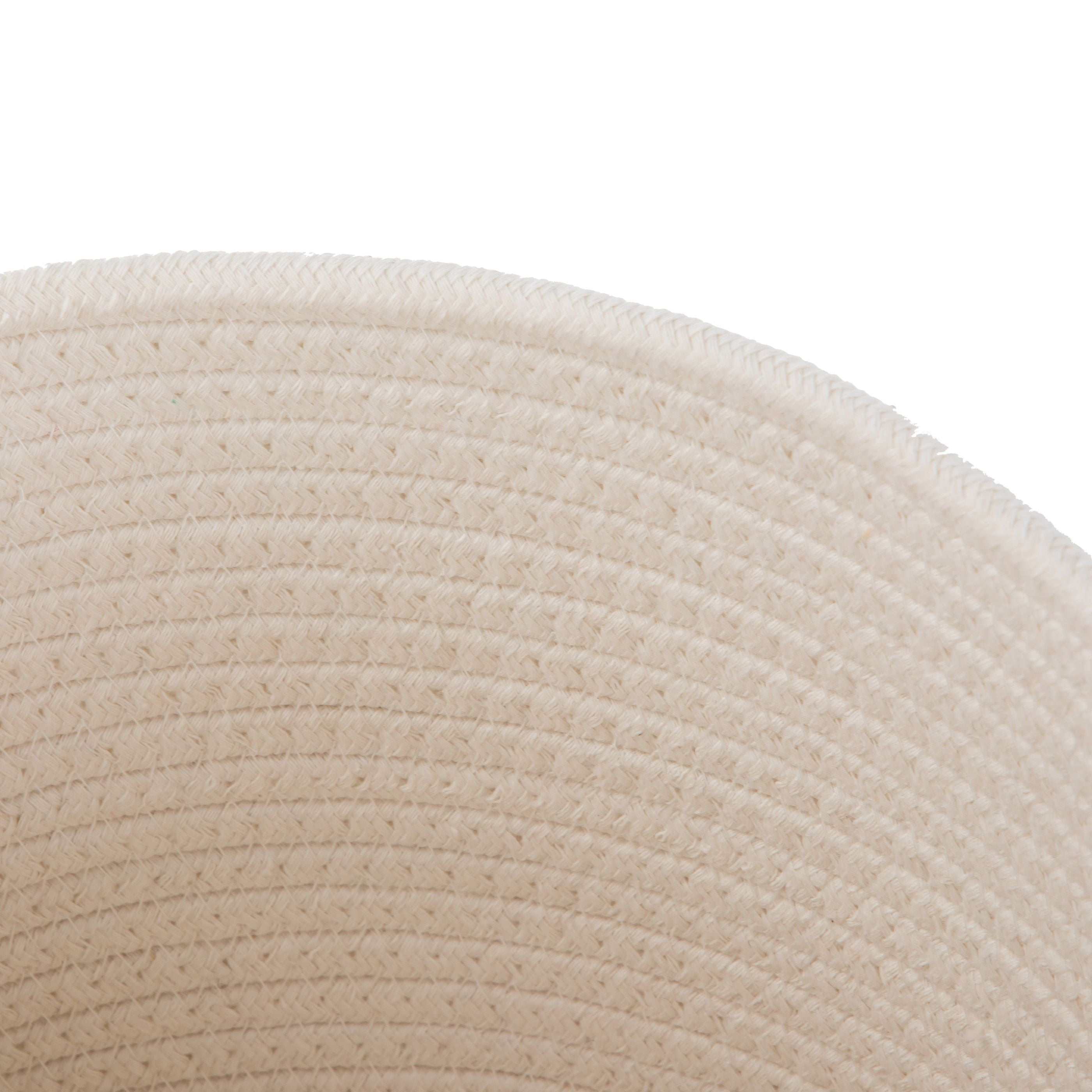 Your Zone Kids Unicorn Cotton Rope Round Storage Bin, 12 in x 12 in x 10 in