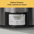 thumbnail image 5 of 7qt Programmable Easy-Clean Slow Cooker Stainless Steel: 3 Settings, Dishwasher-Safe Parts, 5 of 6