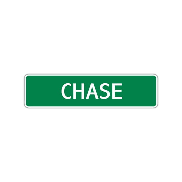 Chase Boys Letter Printed Label Indoor Outdoor Children Name Wall