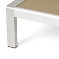 thumbnail image 5 of Rashad Outdoor Aluminum Loveseat and Coffee Table Set with Cushions, Silver and Gray, 5 of 11