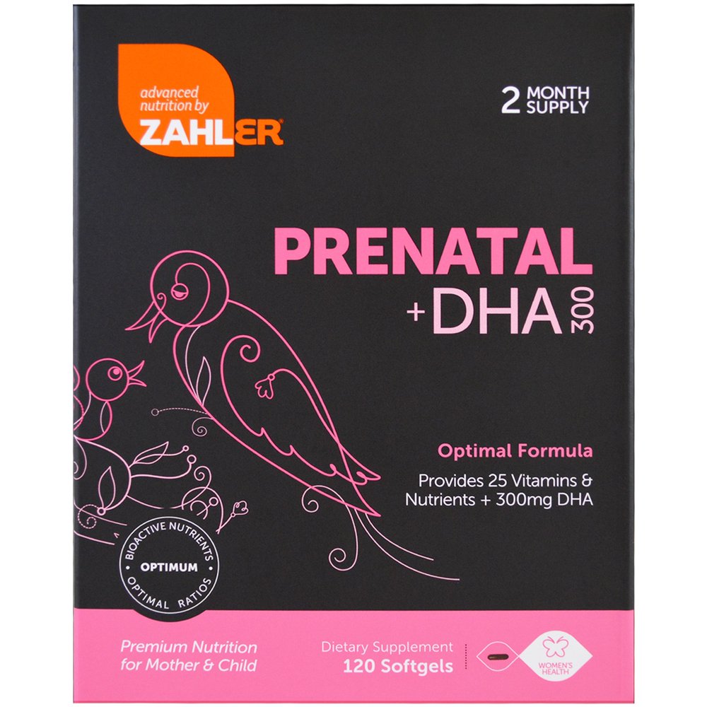 Zahler Prenatal DHA, Premium Prenatal Vitamins for Mother and Child