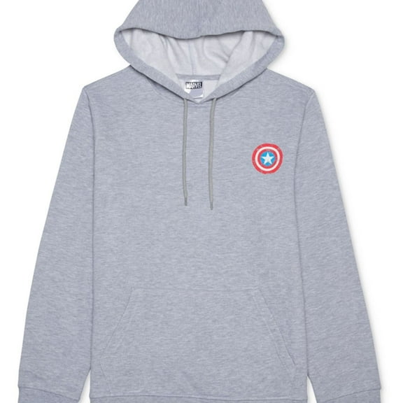 Jem Mens Logo Hoodie Sweatshirt, Grey, Small