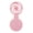 Pink, variant on Yihuala Folding comb with Erected-in glass, flexible design, thin ABS Component