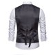thumbnail image 4 of Traje de los Hombres, Nuevo Empalme Falso Dos Piezas de Pecho Blusa Casual para el Uso Diario, 100% Poliéster Camiseta de Moda, 4 of 4