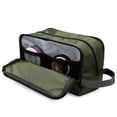thumbnail image 6 of Toiletry Bag for Men Hanging Travel Dopp Kit Lightweight Water Resistant Small Shaving Bag Bathroom Cosmetic Organizer for Women, Army Green, 6 of 8