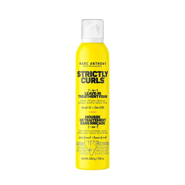 Mousse de traitement 7 en 1 sans rinçage Strictly Curls de Marc Anthony Cosmetics