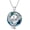 09-Phoenix, variant on 925 Sterling Silver Lab Grown Diamond Bear/Phoenix/Eagle/Wolf/Fox/Unicorn/Owl/Lion Necklace, Animal Crystal Pendant Gift for Women, Birthday Anniversary Christmas, With 18+2inches Chain