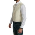 thumbnail image 4 of Dolce & Gabbana White Waistcoat Formal Wool  Vest, 4 of 4