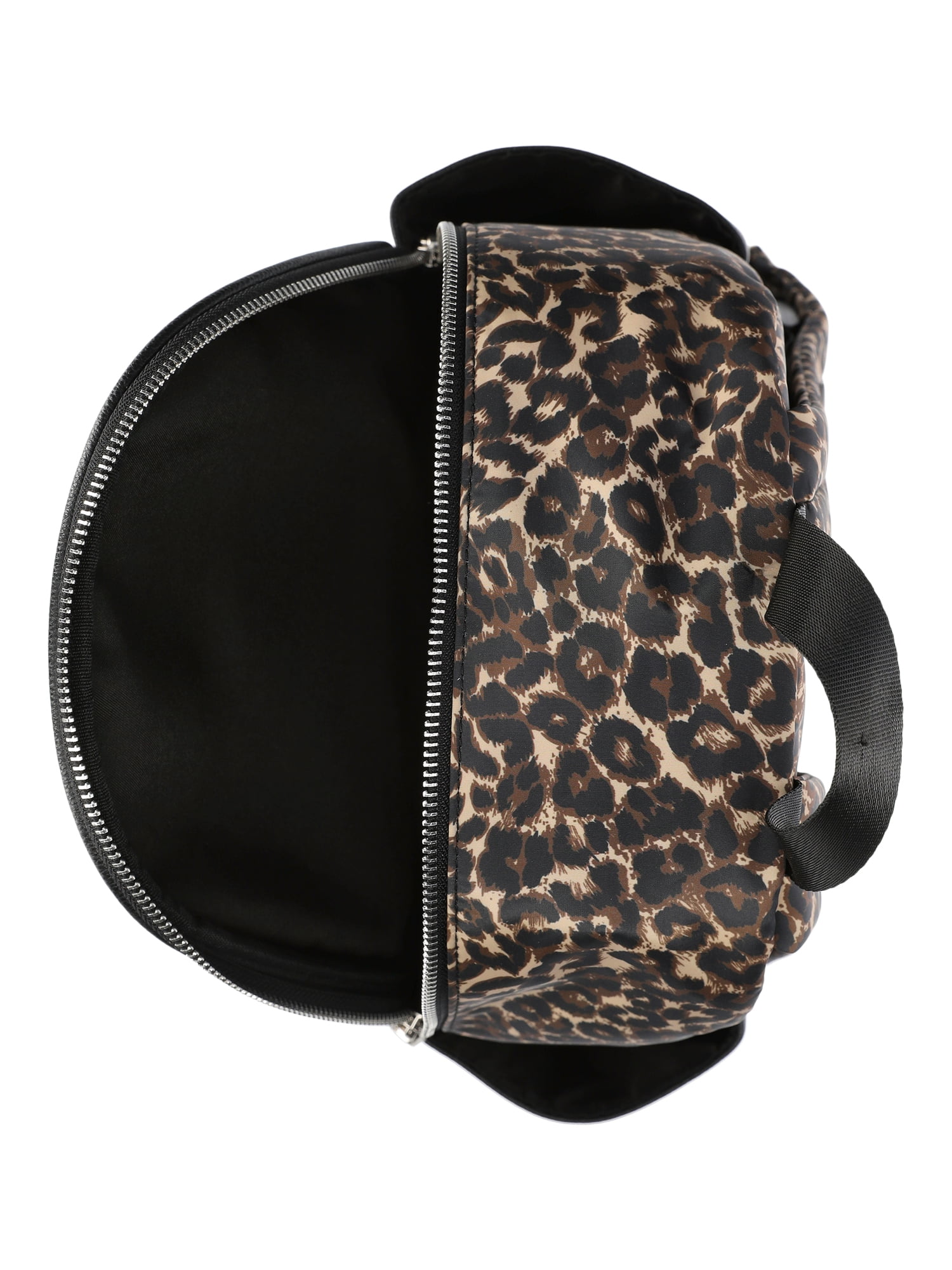 Madden NYC Women's Dome Pocket Nylon Backpack, Cheetah