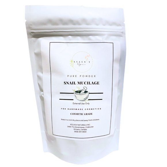 Xclusiv Organics Pure Snail Mucilage Powder Snail Slime Extract For Skincare 25g